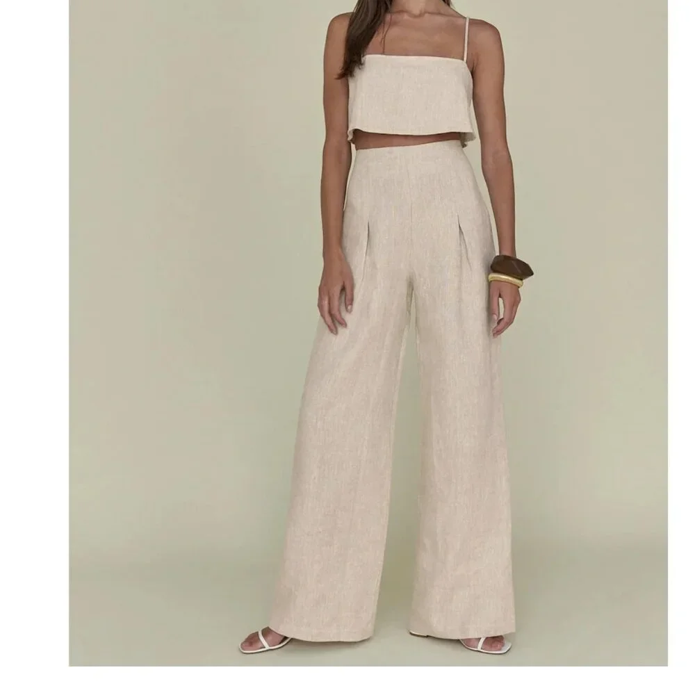 Reformation Cleo Linen Two Piece
